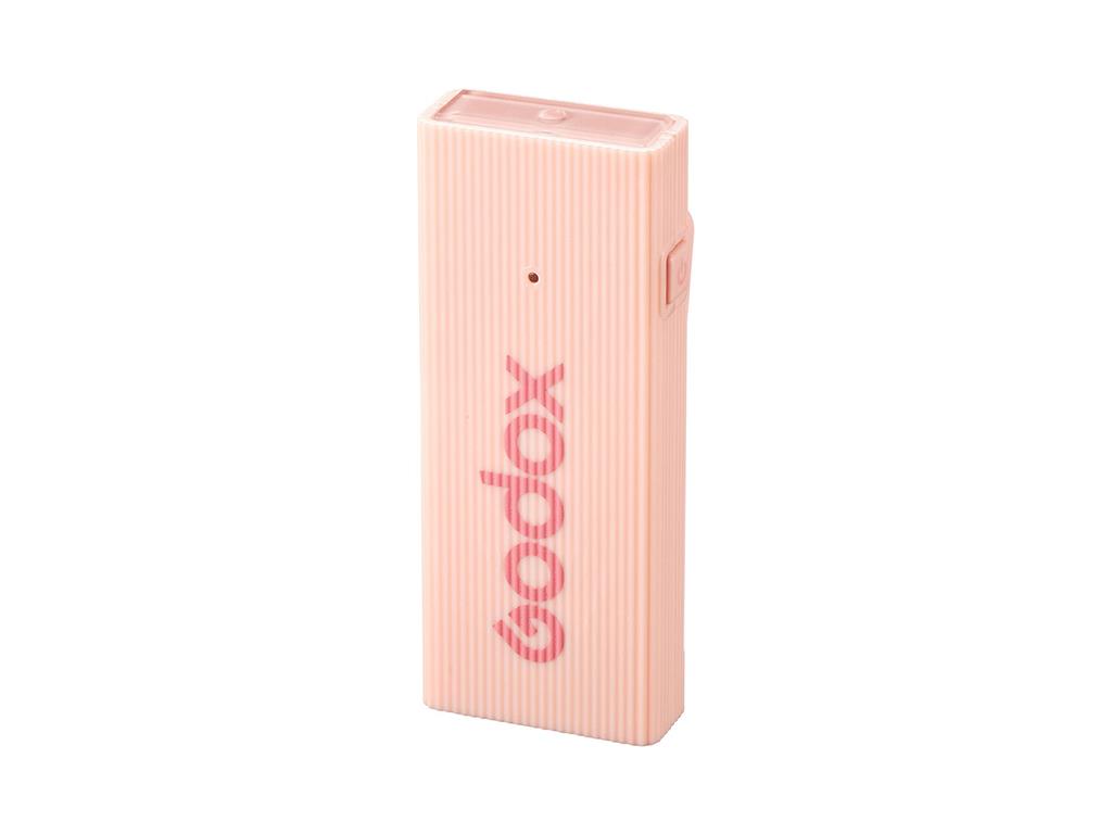 Godox MoveLink Mini Kablosuz Mikrofon Kit2 (Apple Uyumlu/Pembe)