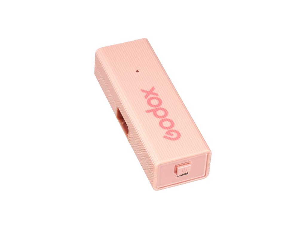 Godox MoveLink Mini Kablosuz Mikrofon Kit2 (Type-C Uyumlu/Pembe)