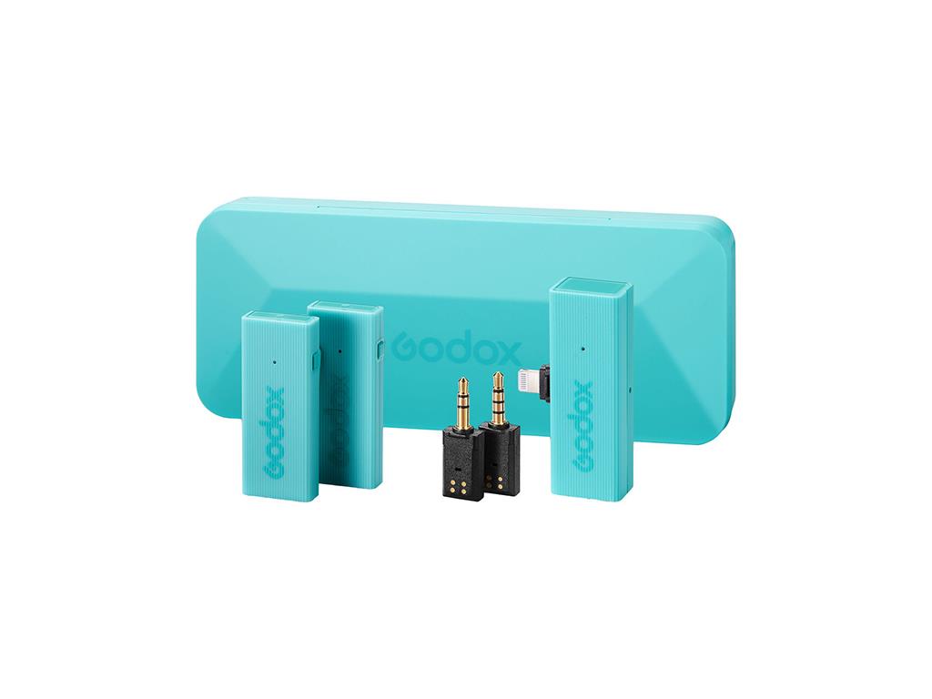 Godox MoveLink Mini Kablosuz Mikrofon Kit2 (Apple Uyumlu/Yeşil)