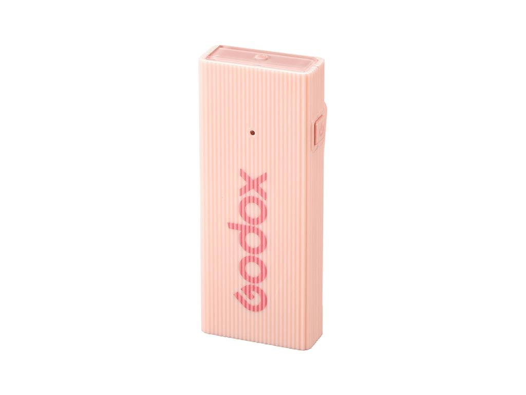 Godox MoveLink Mini Kablosuz Mikrofon Kit2 (Type-C Uyumlu/Pembe)