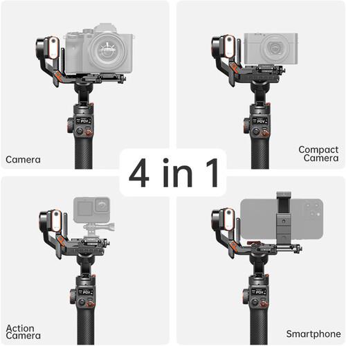 Hohem iSteady MT2 4in1 Al Takip Manyetik Led Işıklı Kamera Gimbalı