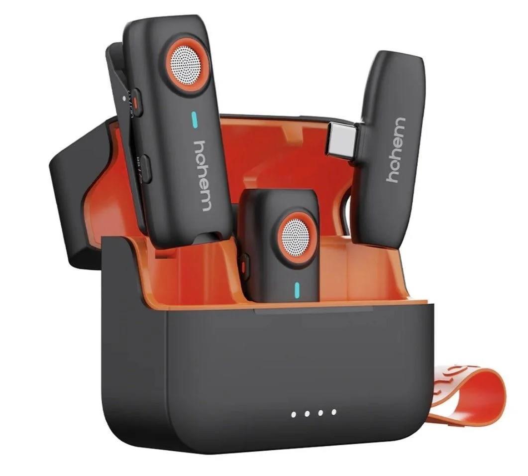 Hohem MIC-01 Wireless 2 Kişilik Yaka Mikrofonu (Type-c)