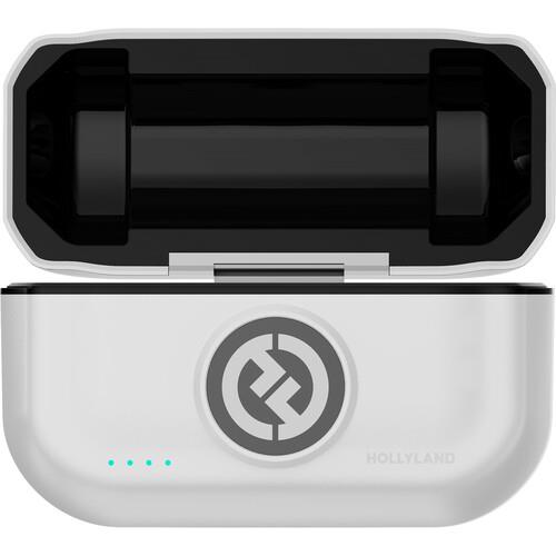 Hollyland Lark M2 Combo Wireless Yaka Mikrofonu (Beyaz)