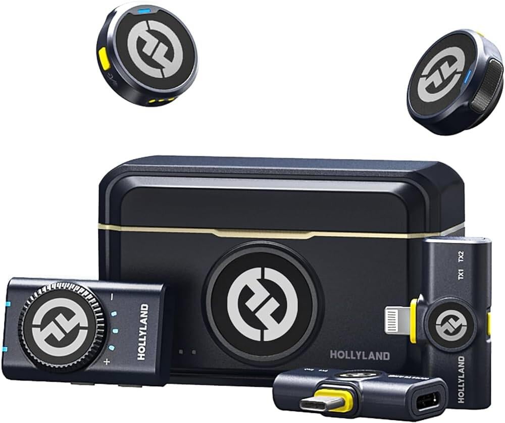 Hollyland Lark M2 Combo Wireless Yaka Mikrofonu