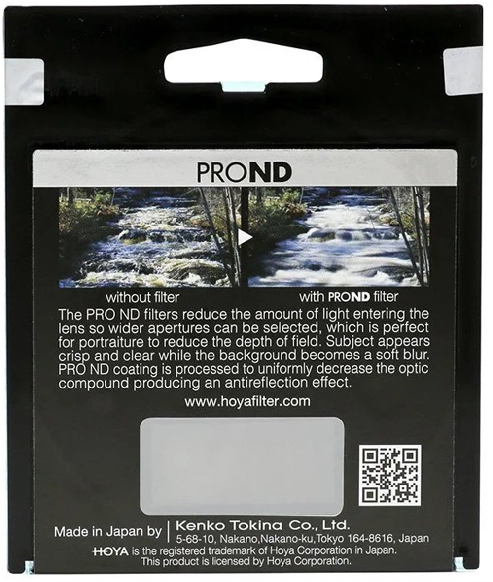 Hoya 82mm Pro ND16 Filtre (4 Stop)