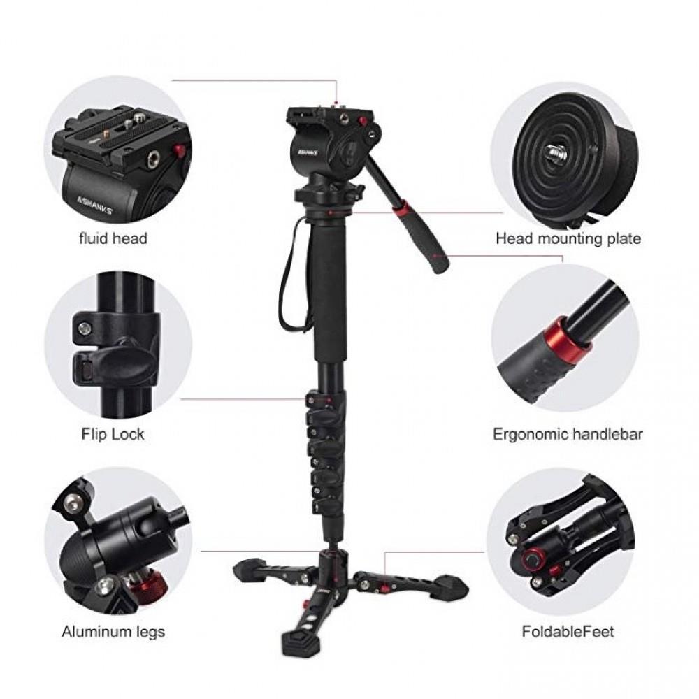 JİEYANG  JY0518B Video Mandallı Monopod