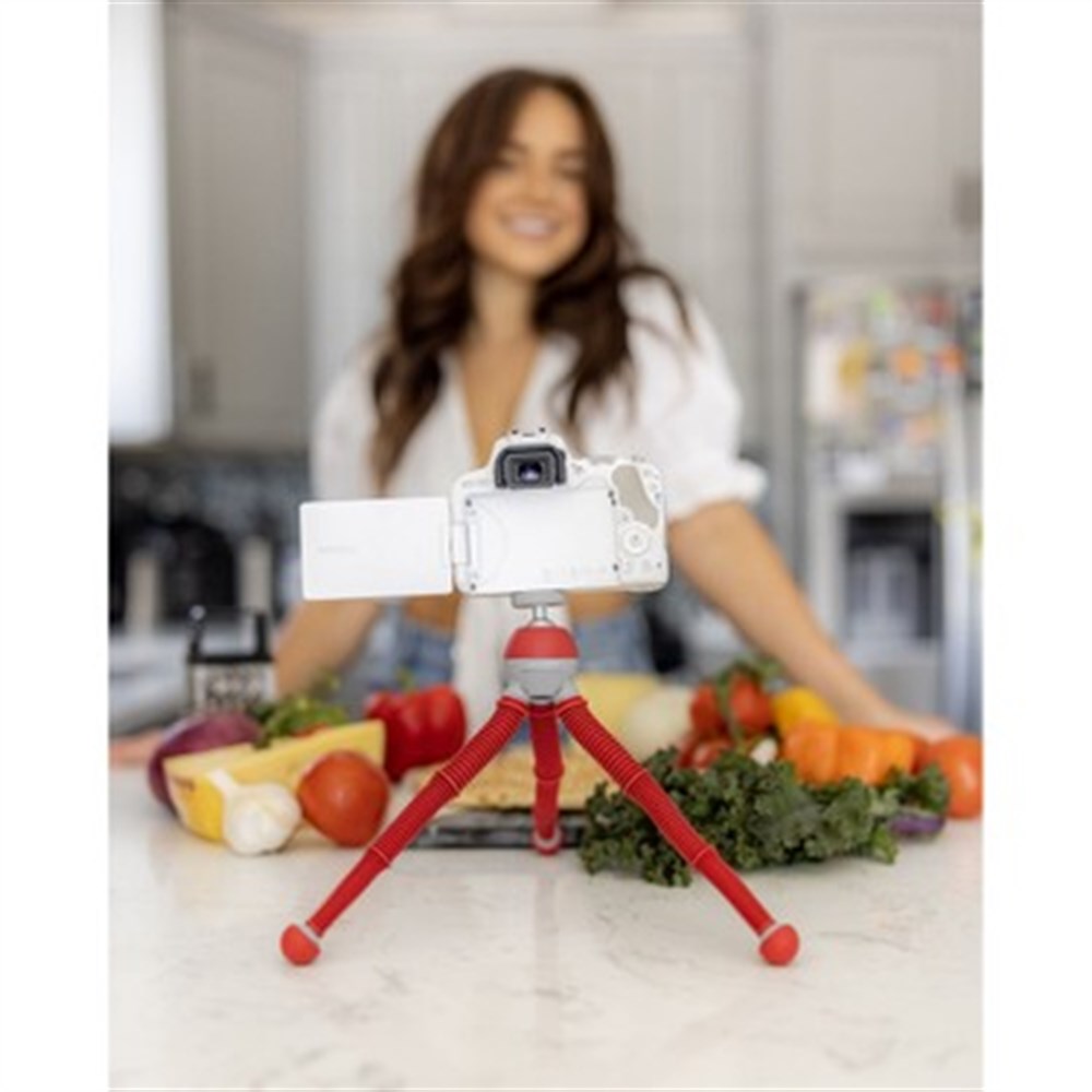 Joby Podzilla Medium Tabletop Tripod Kit Kırmızı