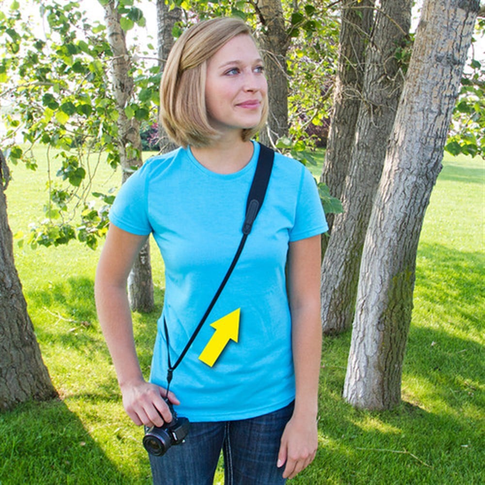 Kamera Bilek Askısı - siyah