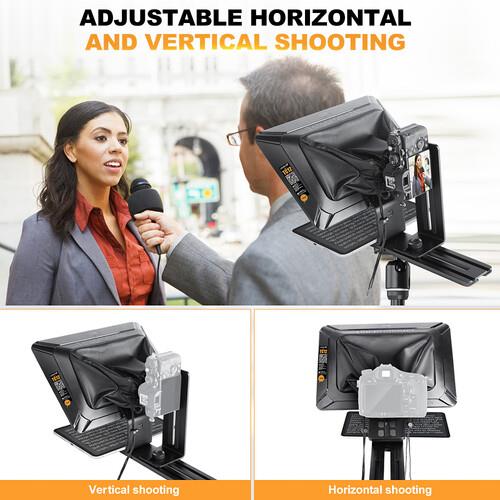 LENSGO TC12 Teleprompter (Kamera ve iPadler için)