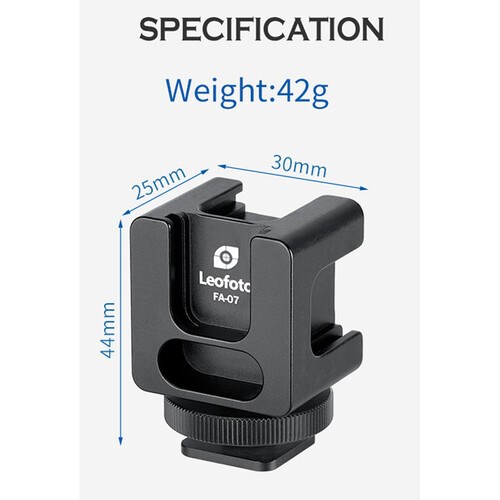Leofoto Fa-07 4lü Hot Shoe Adaptörü