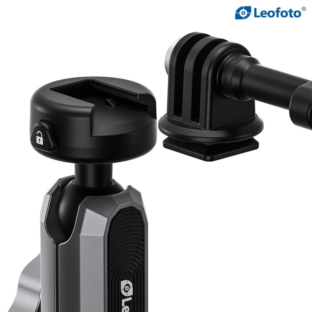 Leofoto Lac-05 Üçlü Vantuzlu Aksiyon Kamera Aparatı