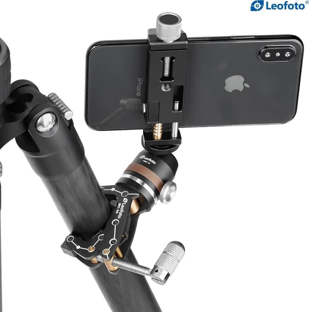 Leofoto MC-30 + MBH-19 + PC-90II Clamp Kamera ve Telefon Kiti