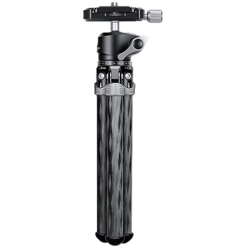 Leofoto MT-02C+LH-22 Karbon Fiber Mini Tripod Siyah