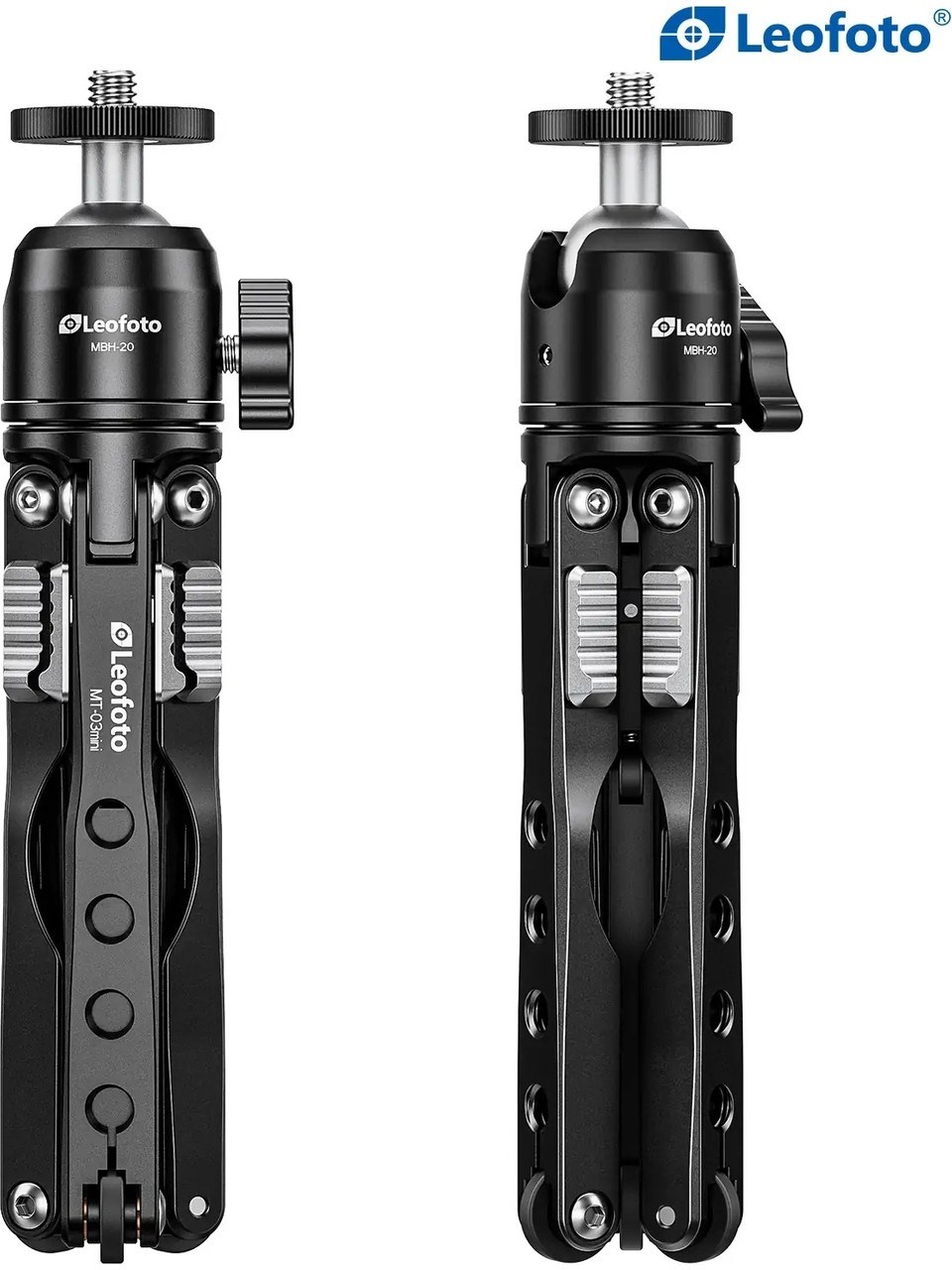 Leofoto Mt-03 + Mbh-20 Mini Tripod Kiti Siyah