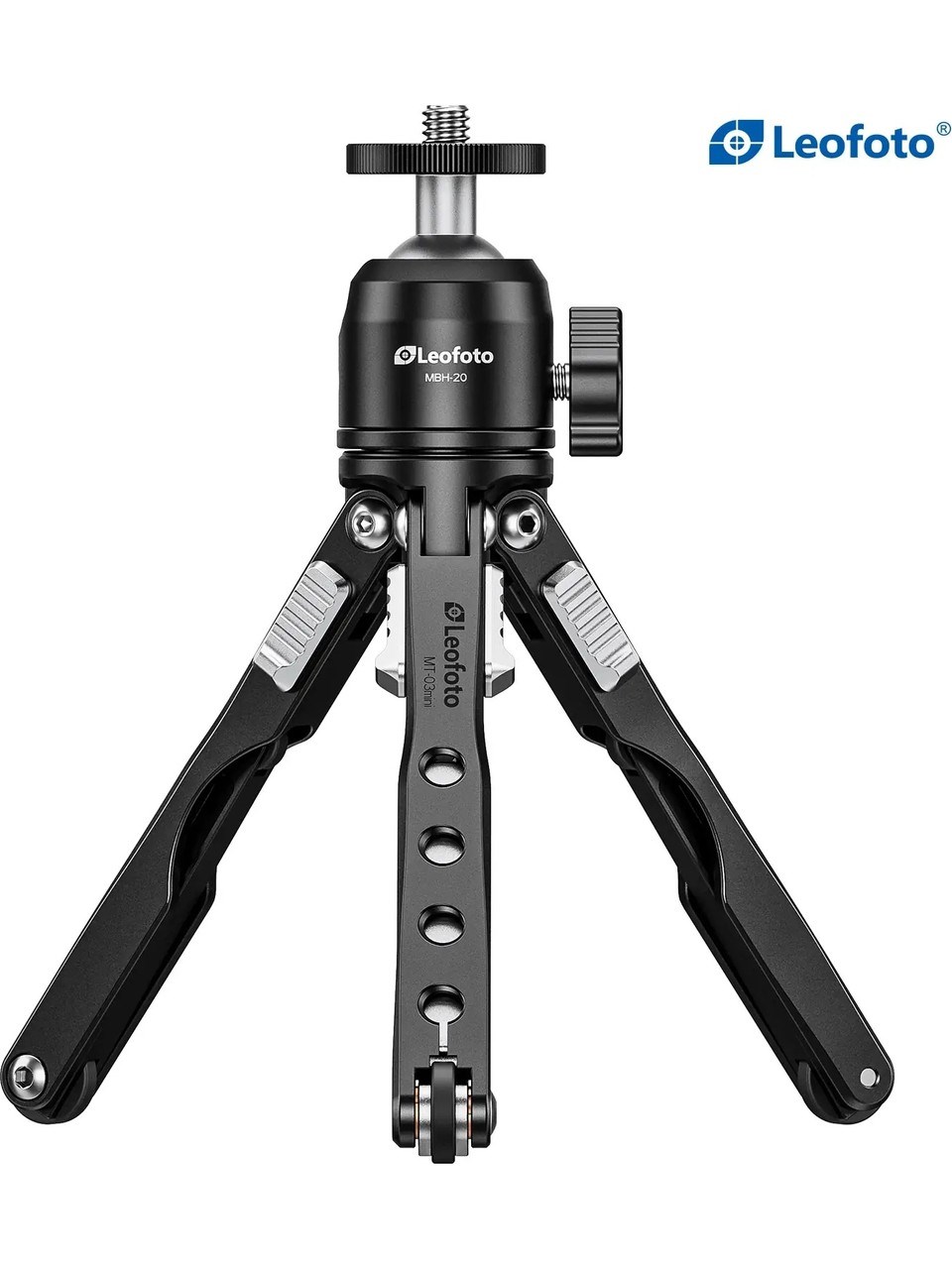 Leofoto Mt-03 + Mbh-20 Mini Tripod Kiti Siyah