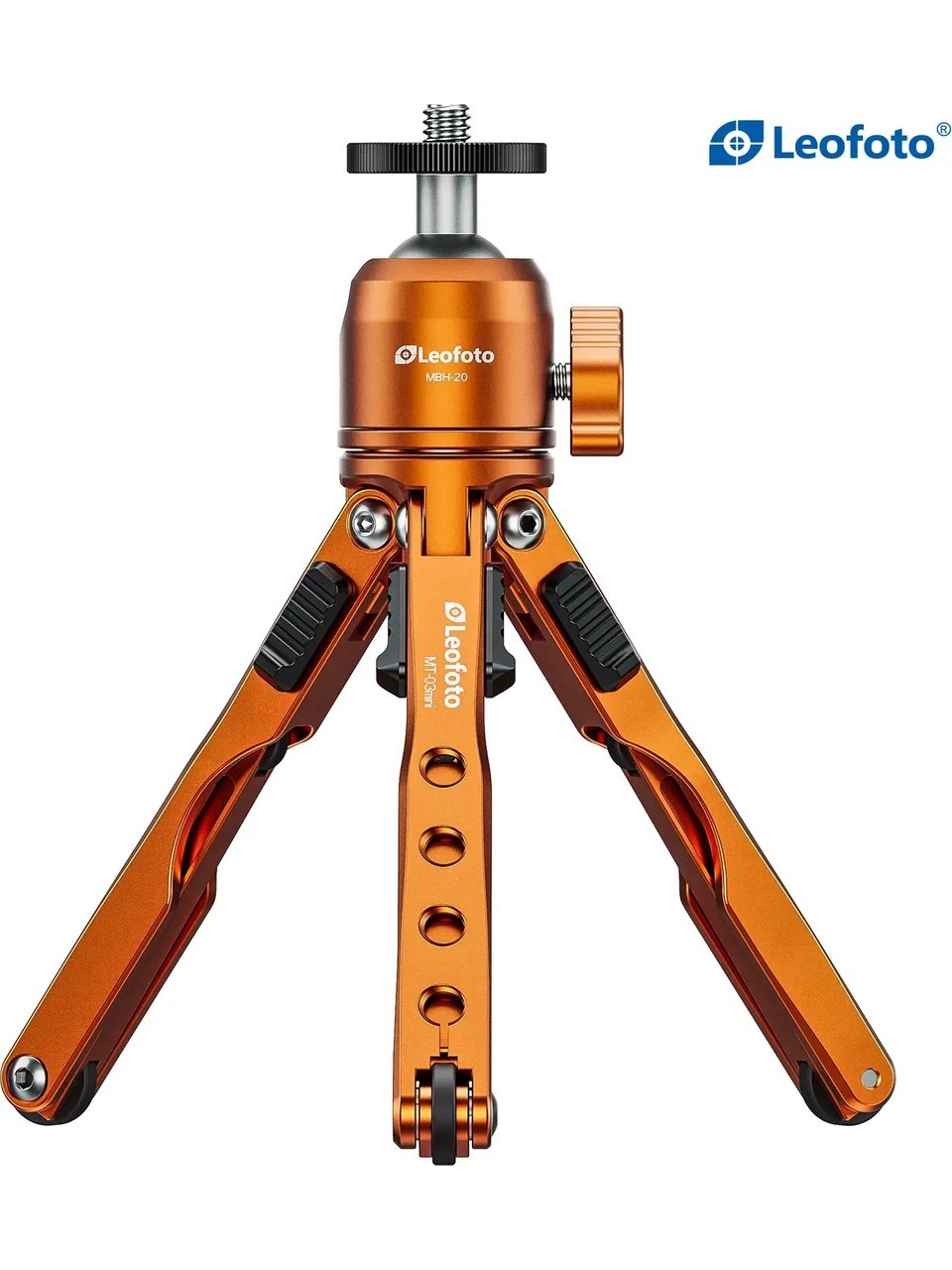 Leofoto Mt-03 + Mbh-20 Mini Tripod Kiti Turuncu