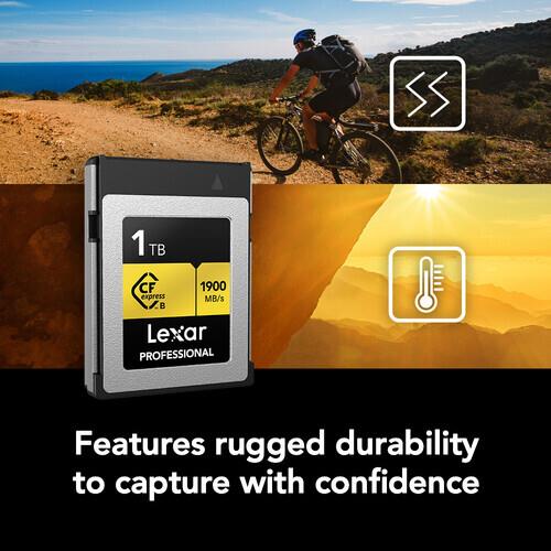 Lexar 1TB Profesyonel CFexpress Type B Hafıza Kartı (Gold Serisi)