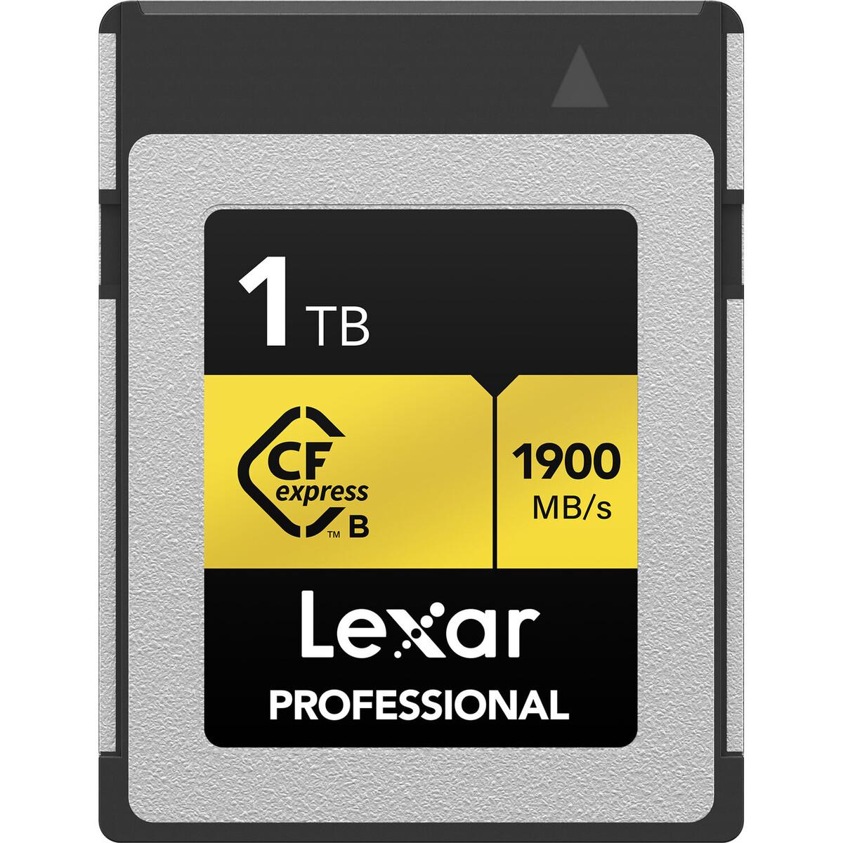 Lexar 1TB Profesyonel CFexpress Type B Hafıza Kartı (Gold Serisi)