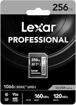 Lexar 256GB Professional 1066x UHS-I SDXC Hafıza Kartı