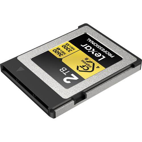 Lexar 2TB Professional GOLD CFexpress 4.0 Type B Memory Card