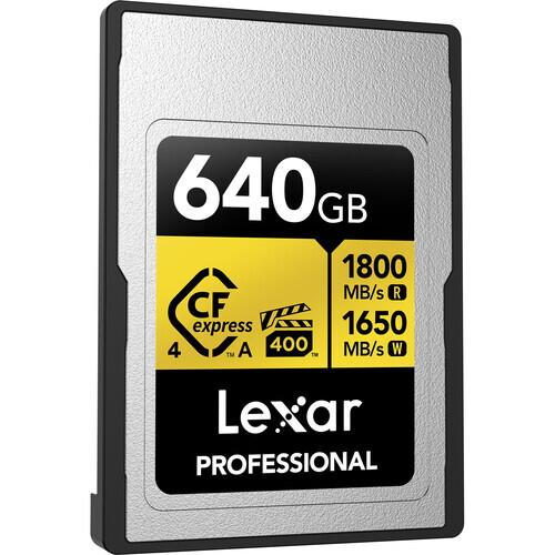 Lexar 640B Professional GOLD CFexpress 4.0 Type A Hafıza Kartı