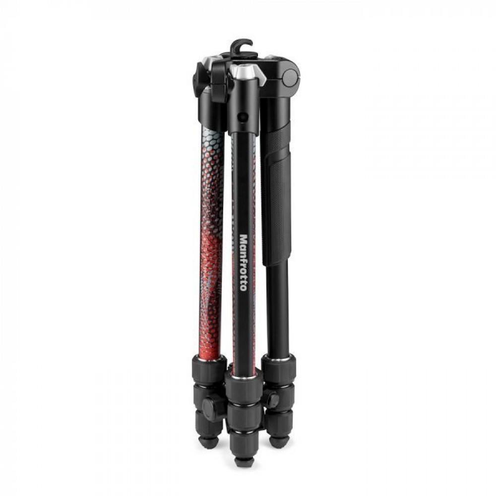 MANFROTTO MKELMII4RD-BH ELEMENT MII ALUMİNUM TRİPOD WİTH BALL HEAD (RED)