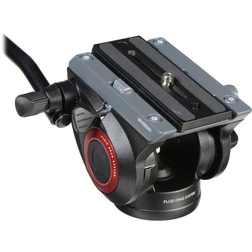 Manfrotto MVK500190XV Video kit ( 500 Fluid Video Head Flat Base with 190X Video Alu Tripod )