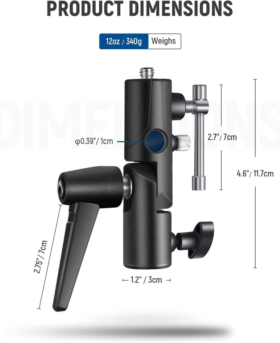 Neewer FB-1 H Tip Evrensel Flaş Tutucu İkili Kit