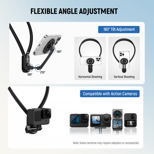 NEEWER GP-16 Manyetik Telefon ve Aksiyon Kamerası Boyun Askısı (Neck Mount Holder)