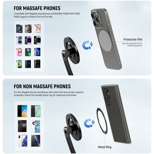 NEEWER GP-16 Manyetik Telefon ve Aksiyon Kamerası Boyun Askısı (Neck Mount Holder)