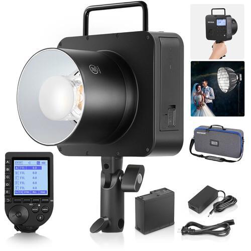 Neewer Q4 400W TTL Akülü Paraflaş + QPRO-C Tetikleyici Set (Canon)