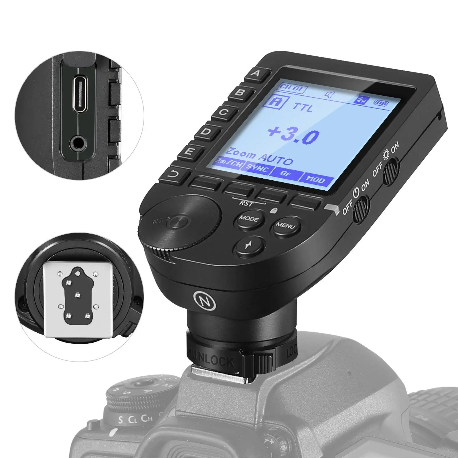 Neewer QPRO-N TTL Wireless Tetikleyici (Nikon)