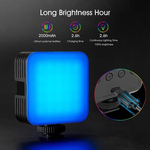 Neewer RGB61 Magnetic Cold Shoe RGB LED Video Light
