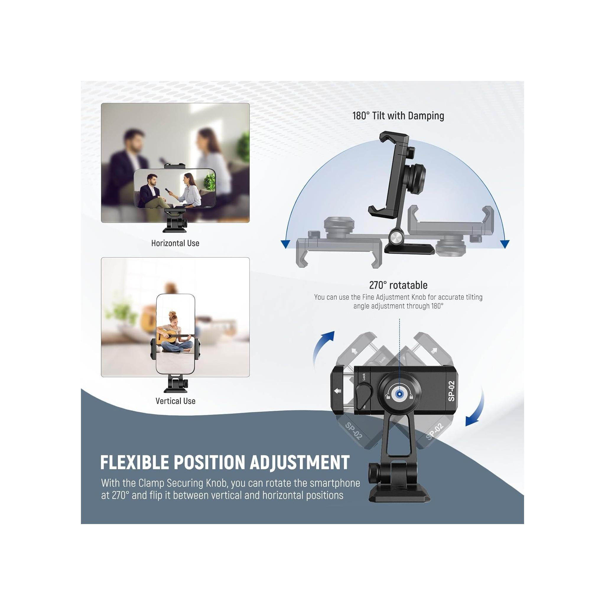 NEEWER SP-02 Akıllı Telefon Tutucu Tripod Montaj Adaptörü