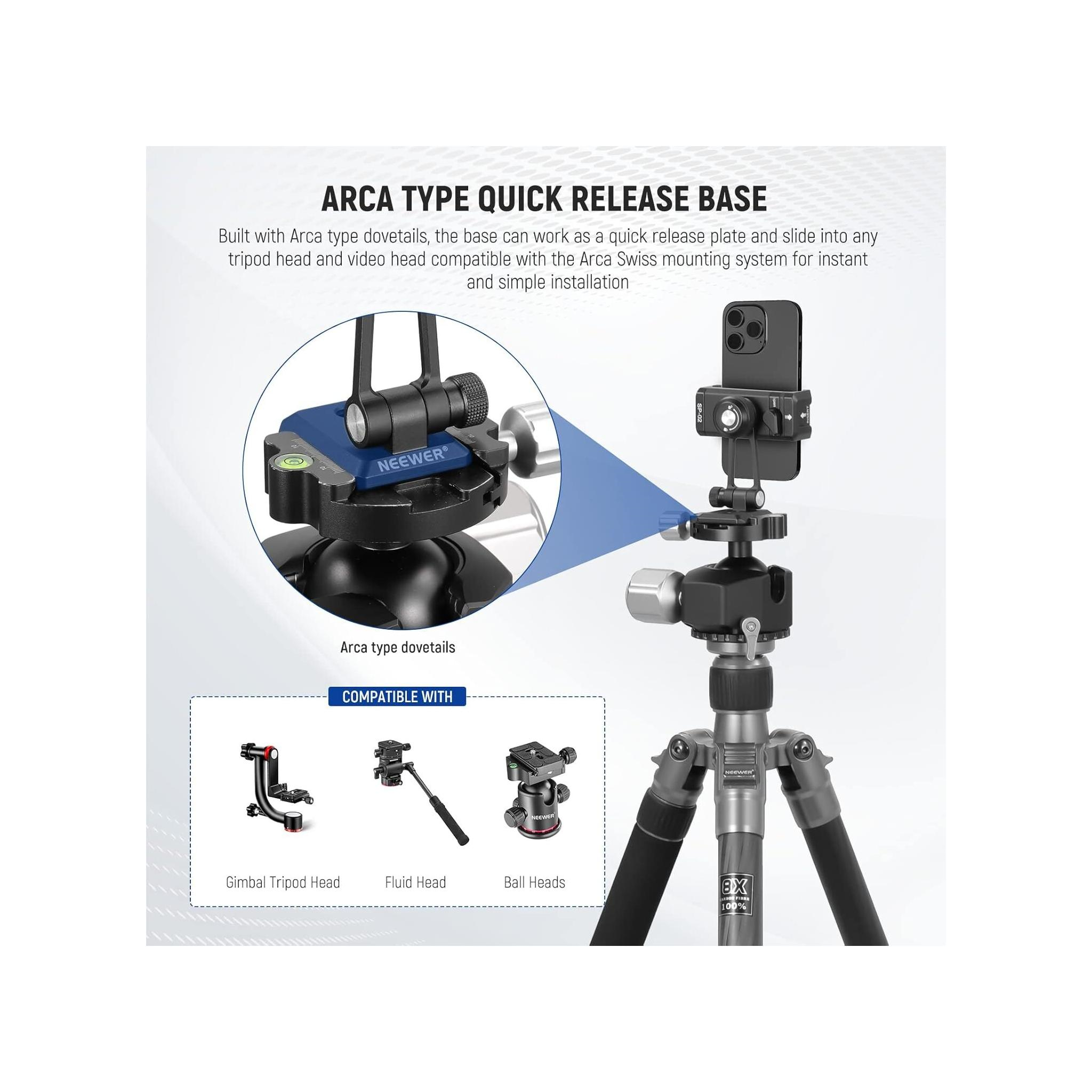 NEEWER SP-02 Akıllı Telefon Tutucu Tripod Montaj Adaptörü