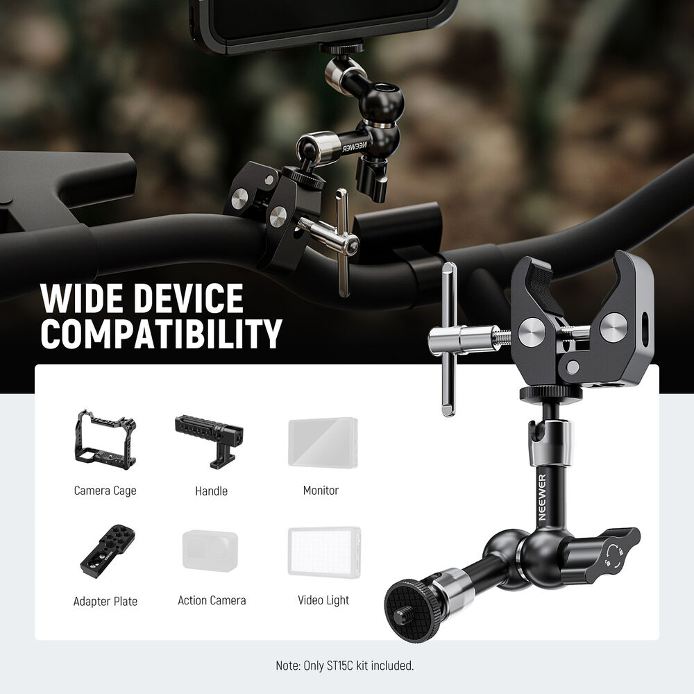 Neewer ST-15C 15cm Magic Arm & Clamp