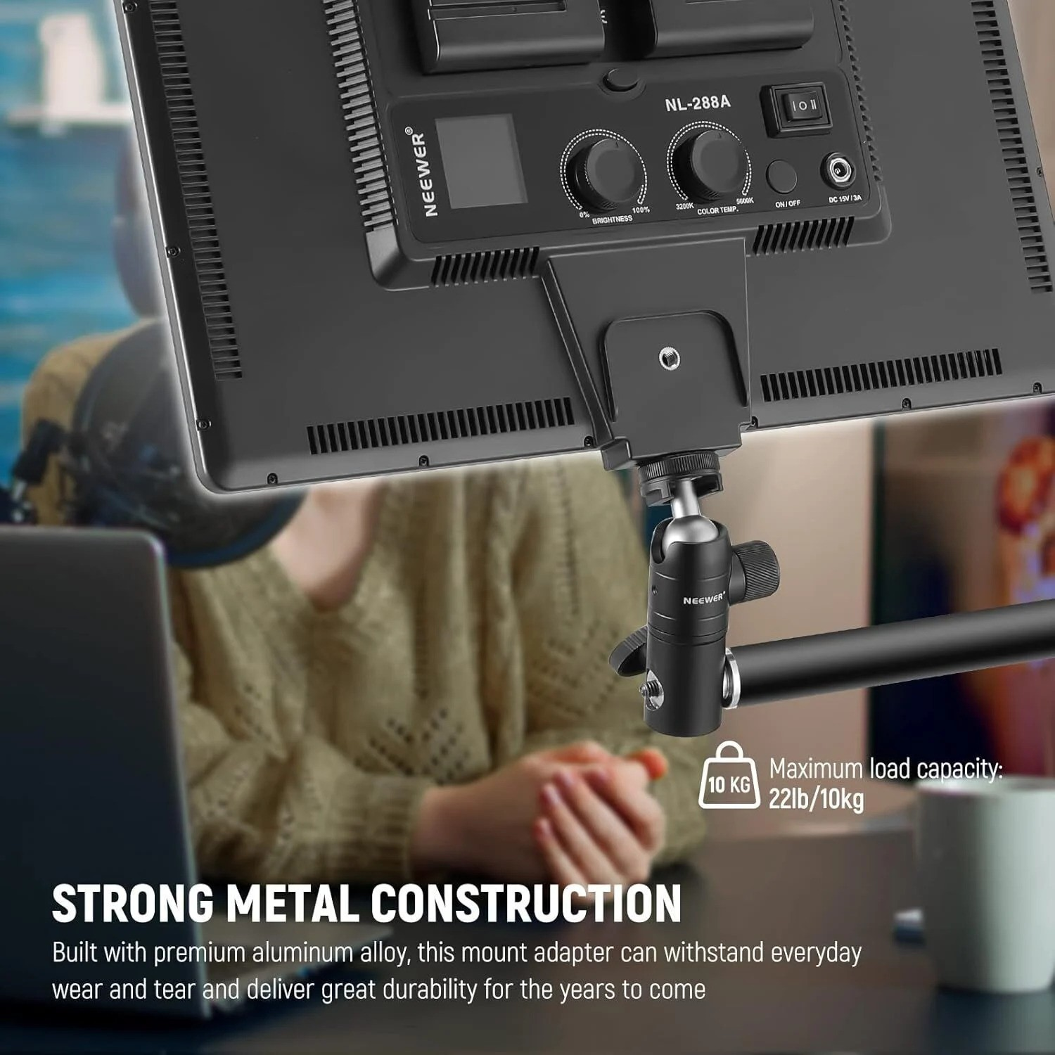NEEWER ST-GM06 Işık Standı Montaj Adaptörü