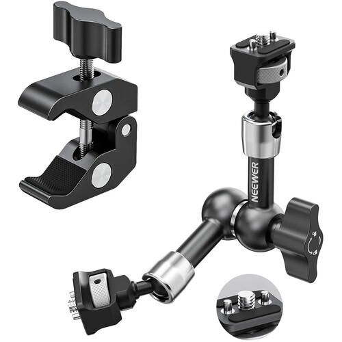 Neewer ST07C Articulating Magic Arm with Super Clamp (7)