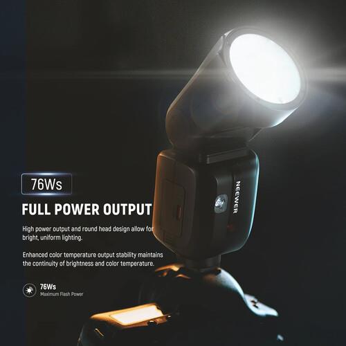 Neewer Z2PRO-C TTL Speedlite Yuvarlak Tepe Flaşı (Canon)