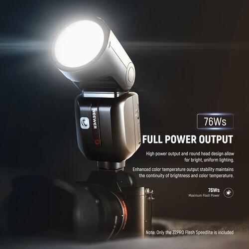 Neewer Z2PRO-C TTL Speedlite Yuvarlak Tepe Flaşı (Canon)