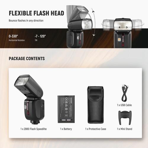 Neewer Z880-S TTL Speedlite Tepe Flaşı (Sony)