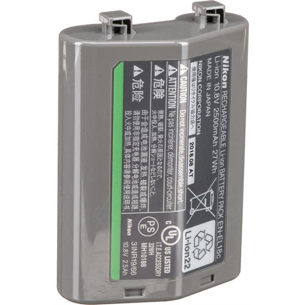 Nikon EN-EL18c 2500mAh 10.8V Şarjlı Orjinal Batarya