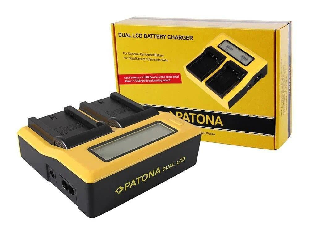 NP-FZ100 Bataryalar İçin Dual LCD / USB Şarj Ünitesi 7683