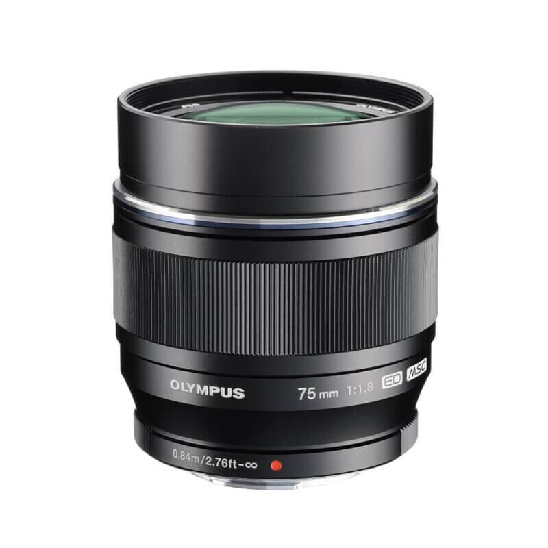Olympus 75mm f/1.8 MFT Lens (Siyah)