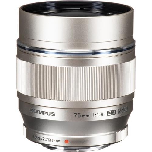 Olympus 75mm f/1.8 MFT Lens (Silver)