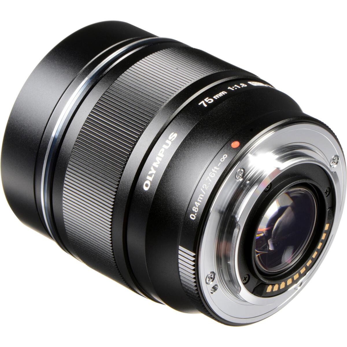 Olympus 75mm f/1.8 MFT Lens (Siyah)