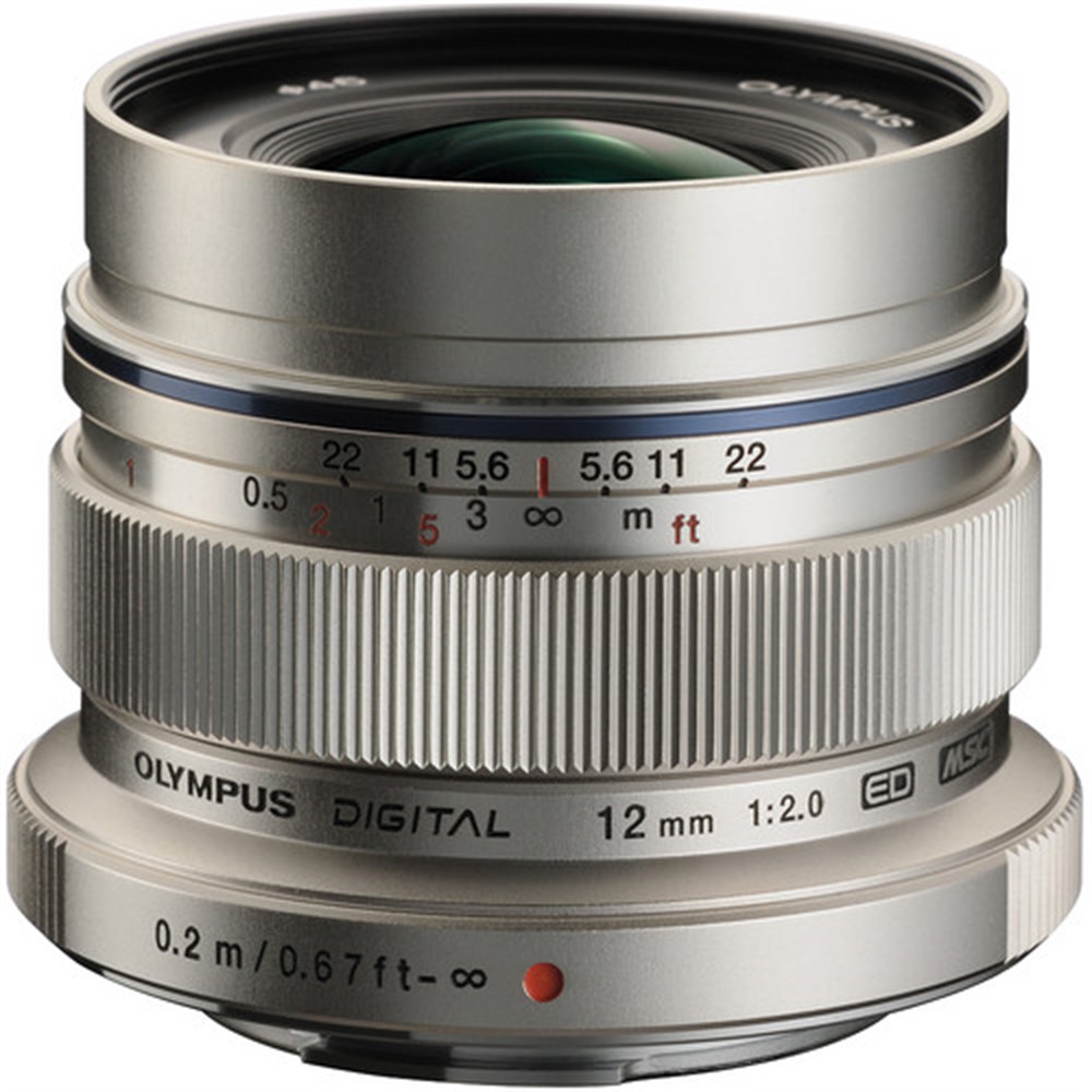 Olympus M. Zuiko 12mm f2 ED  (Gümüş)
