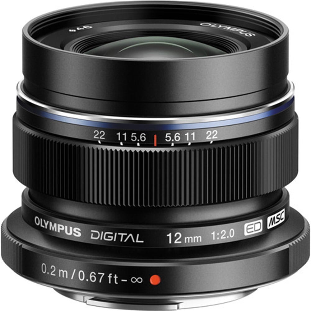 Olympus M. Zuiko 12mm f2 ED (Siyah)