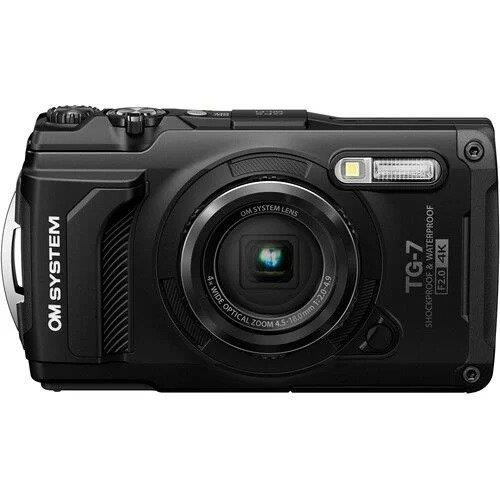 Olympus OM System Tough TG-7 Dijital Kamera (Siyah)
