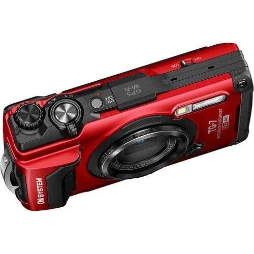 Olympus OM System Tough TG-7 Dijital Kamera (Kırmızı)
